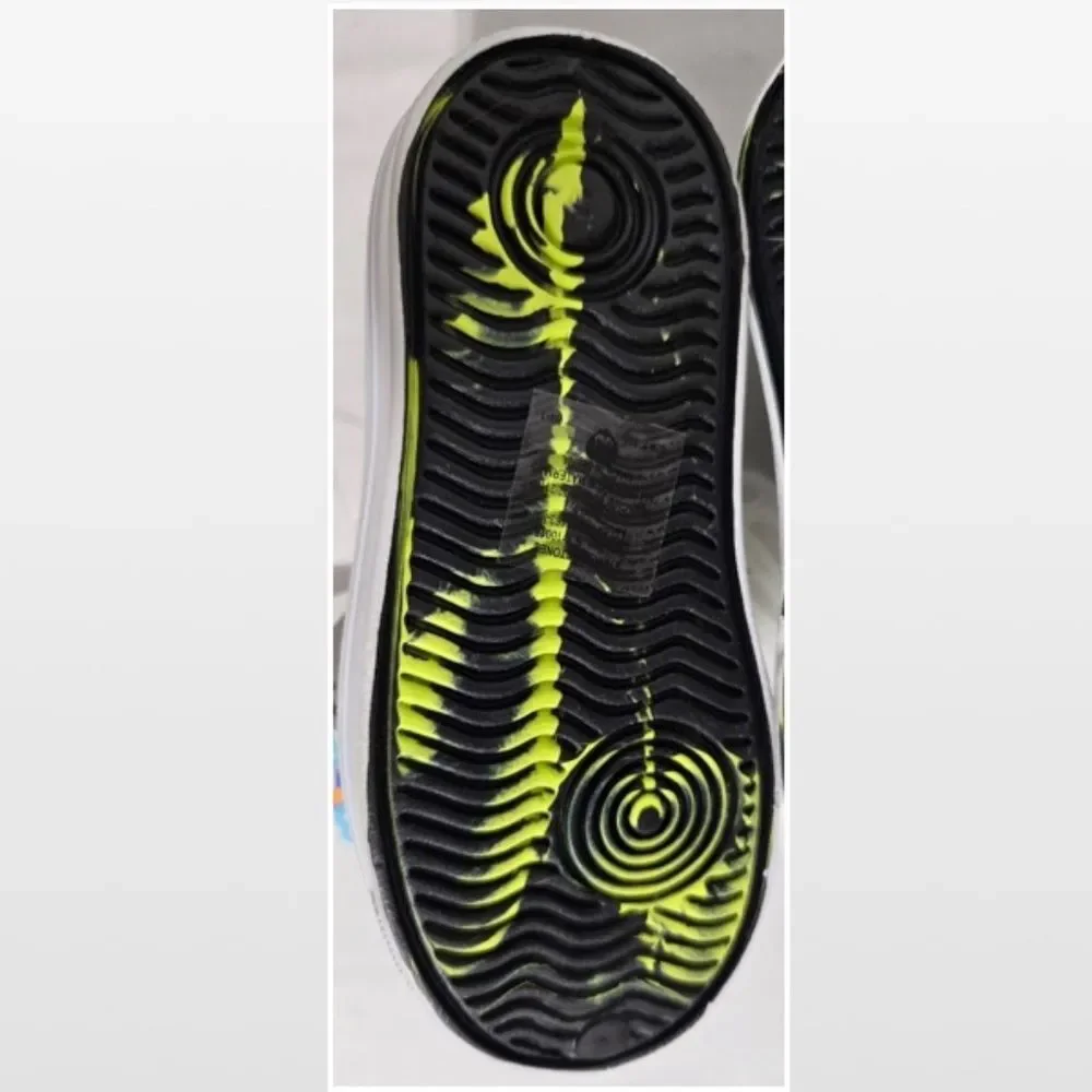 New Stepping Stones Kids Shoes Boys Size 5 EVA Sneakers Black Green NWT